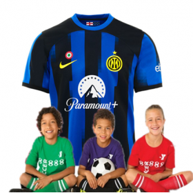 Kid's Inter Milan Home Suit 23/24 (Customizable)